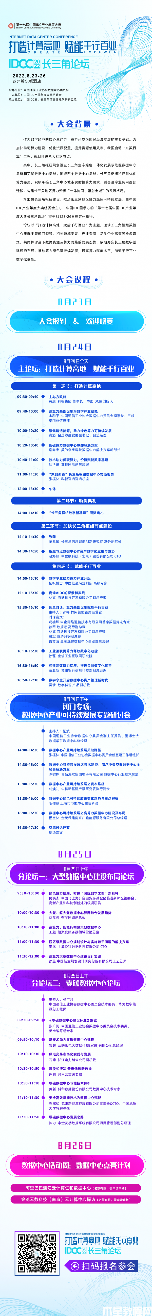 IDCC2022 大会议程 8.23