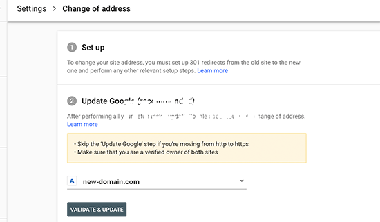 Google Search Console域名变更验证更新