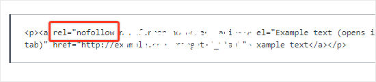 nofollow属性代码