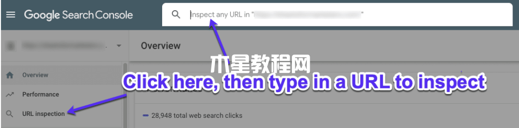 如何在Google Search Console中检查URL