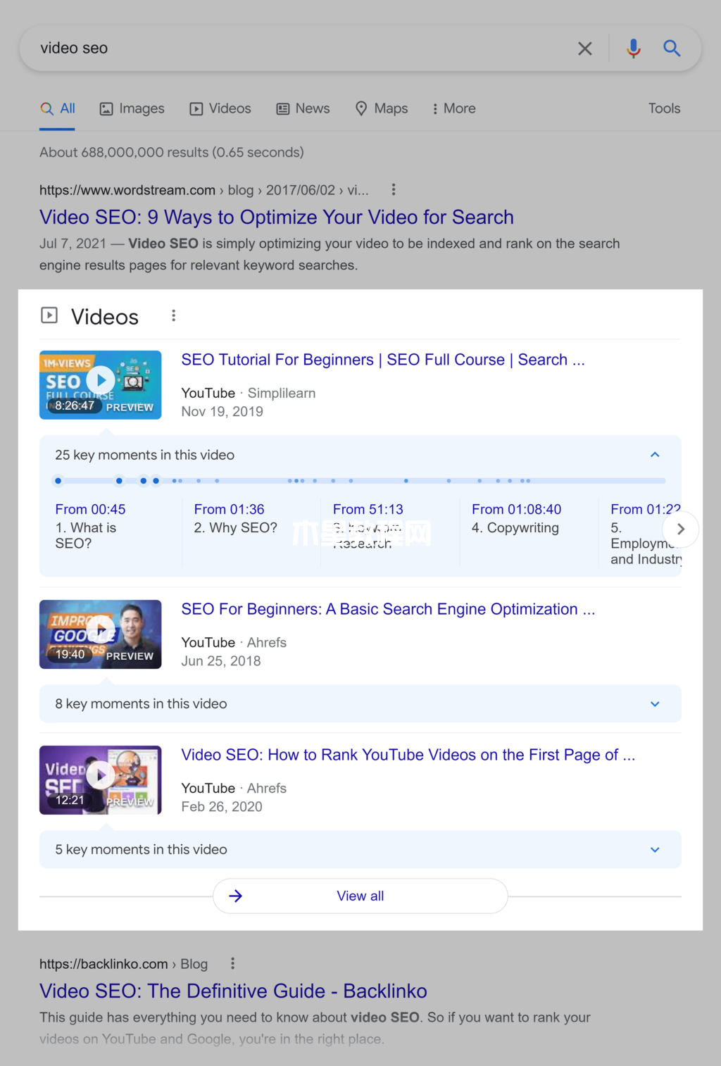 video-seo-serp-videos