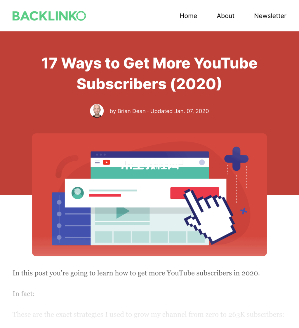 如何获得更多youtube订阅用户文章