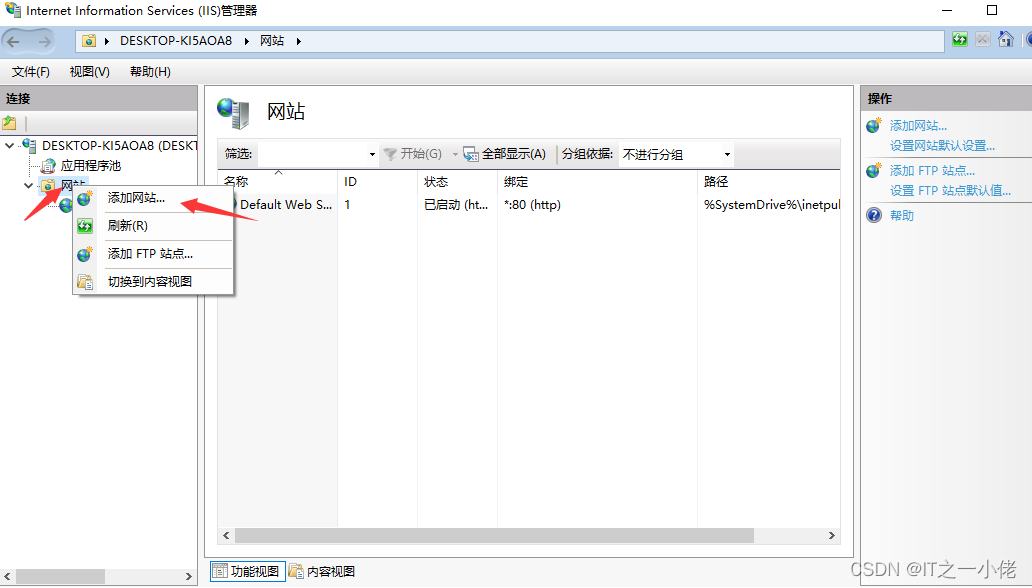 windows系统搭建WEB服务器详细教程