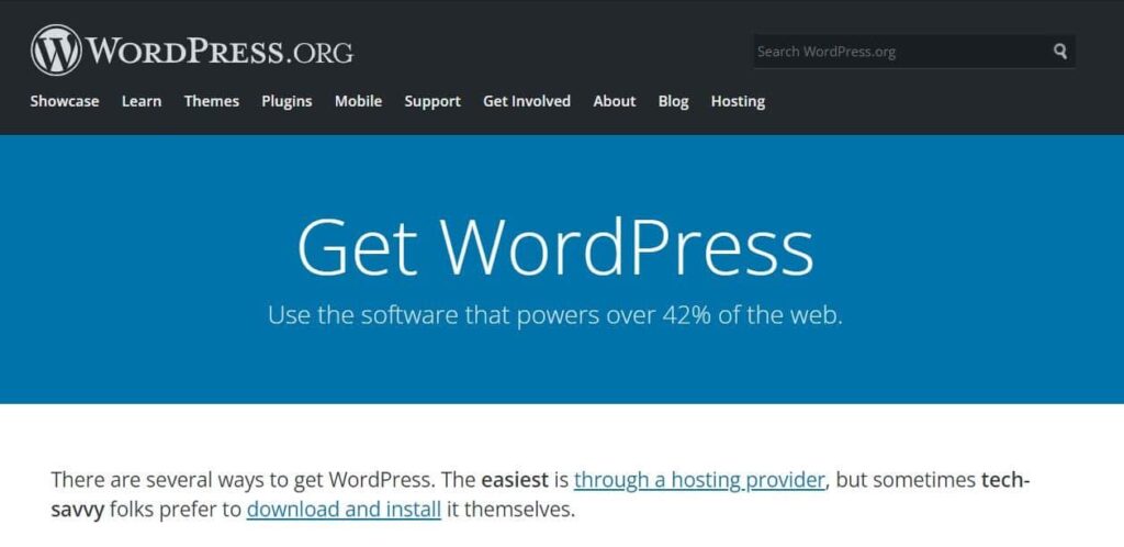 WordPress.org主页