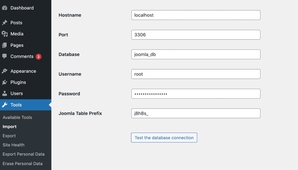 从Joomla仪表盘复制和粘贴信息