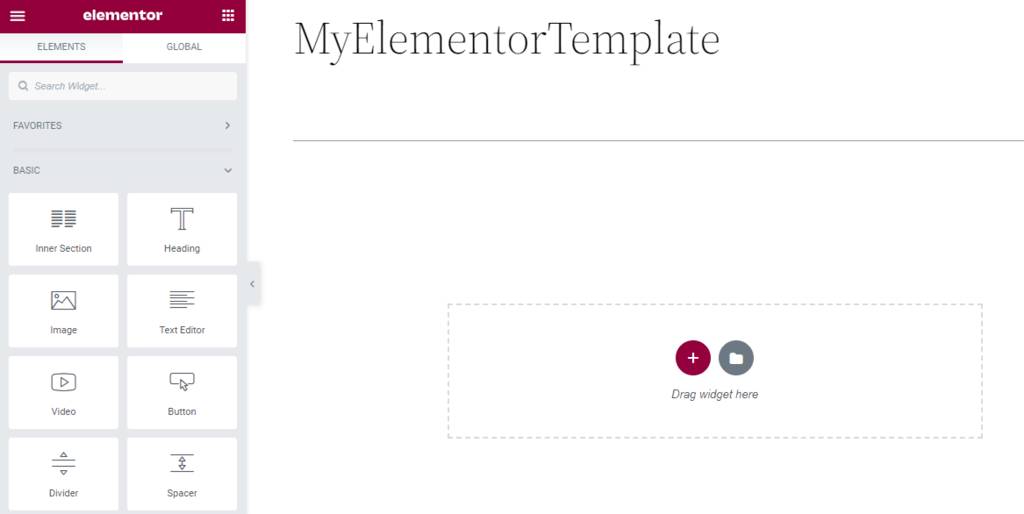 Elementor编辑器