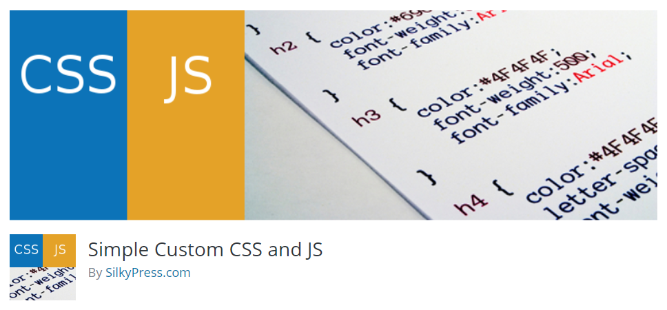 Simple Custom CSS and JS