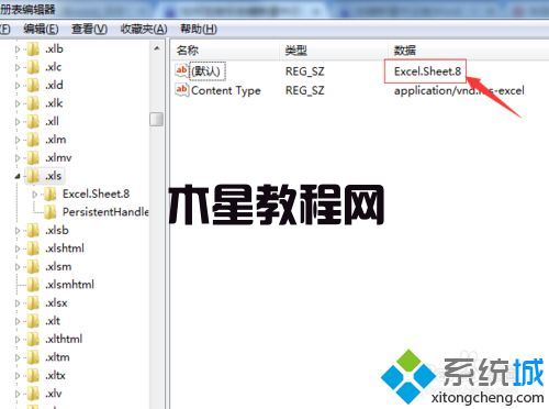 输入“Excel.Sheet.8”