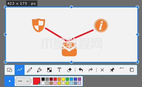 Snipaste怎么添加折线标注-添加折线标注的方法-华军软件园(图4)