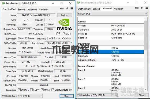 索泰GTX1660Ti X-GAMING OC显卡评测：对比RTX2060、GTX1060/1070(图2)