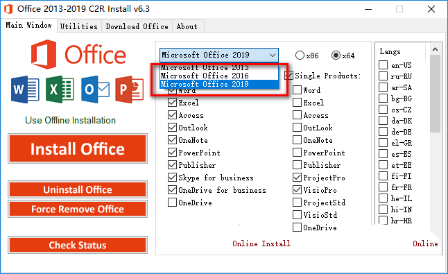 Office2019怎么在线安装插件? Office2019工具在线安装技巧(图1)