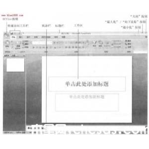 PowerPoint2007界面元素有什么