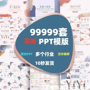 PPT模板高级感极简约商务高端工作汇报毕业答辩教学课件演讲大气