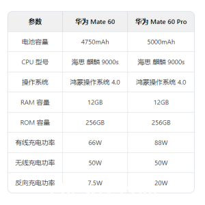 华为 Mate 60 与 Mate 60 Pro：巅峰对决，谁主沉浮？